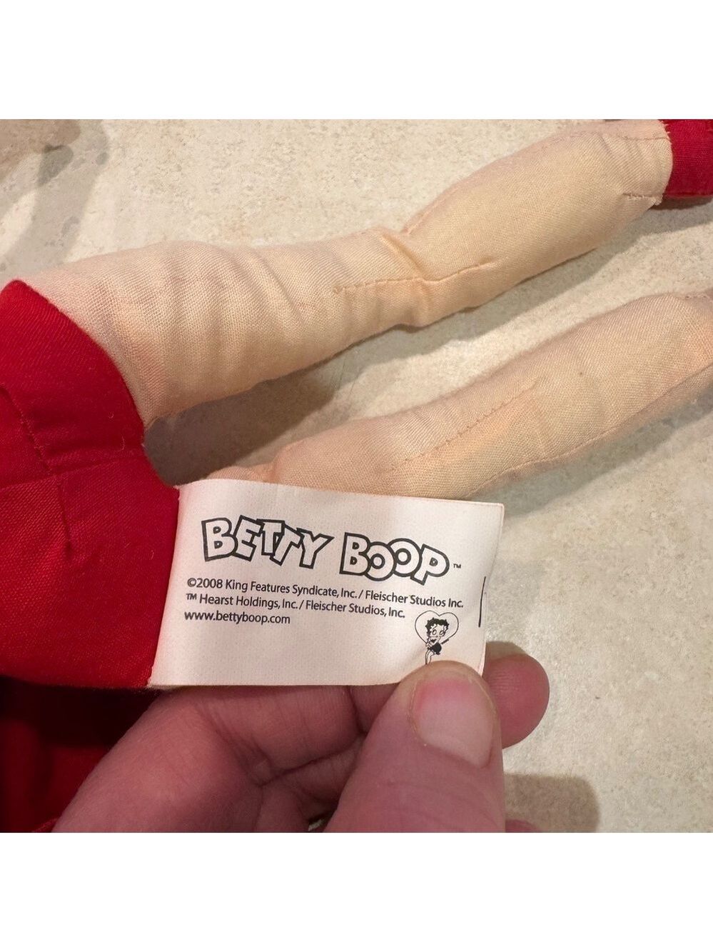 Betty Boop Kelly Toy 10 Inch Plush Rag Doll 2008 - Picture 7 of 8